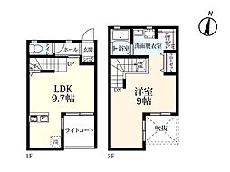 プレミアムアイランド長神田10 1LDKの間取図画像