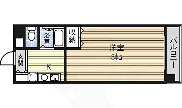 ウエストタウン福田 ｜愛知県名古屋市西区庄内通３丁目(賃貸マンション1K・7階・21.45㎡)の写真 その2