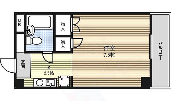 コスモパレスピースワン ｜愛知県名古屋市中区平和１丁目(賃貸マンション1K・2階・20.40㎡)の写真 その2