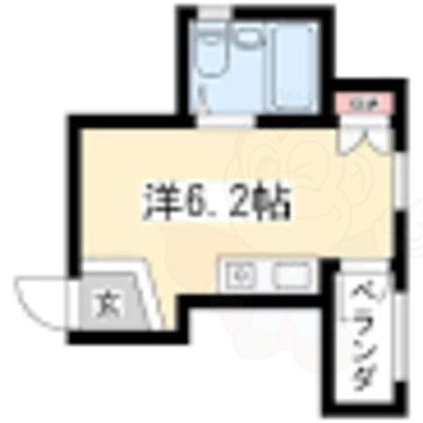 愛知県名古屋市東区徳川町(賃貸マンション1K・2階・14.00㎡)の写真 その2