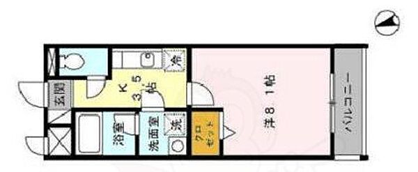 ジャン リュミエール 103｜愛知県名古屋市東区大幸４丁目(賃貸マンション1K・1階・28.05㎡)の写真 その2