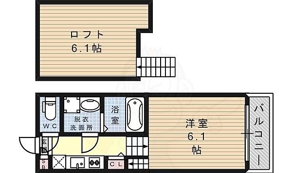 愛知県名古屋市東区豊前町３丁目(賃貸アパート1R・1階・21.16㎡)の写真 その2