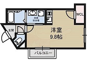 Rabird  ｜ 愛知県名古屋市中村区東宿町３丁目（賃貸アパート1R・1階・24.44㎡） その2