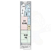 アーバンドエル杁中  ｜ 愛知県名古屋市昭和区広路町字隼人（賃貸マンション1DK・6階・35.10㎡） その2