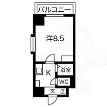 愛知県名古屋市中村区名駅５丁目22番2号（賃貸マンション1K・8階・24.85㎡） その2