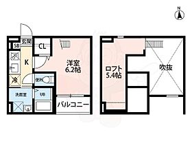 愛知県名古屋市中川区花塚町１丁目（賃貸アパート1K・1階・22.23㎡） その2