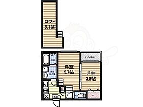 愛知県名古屋市北区城東町５丁目（賃貸アパート2K・1階・26.49㎡） その2