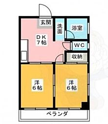 間取図画像 2DK