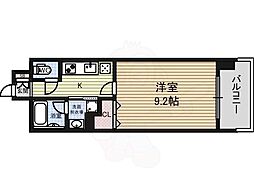 千種アヴァンギャルドプレイス 1Kの間取図画像