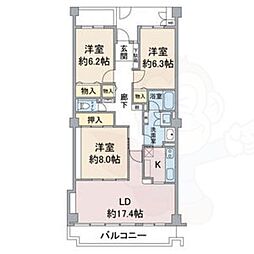 間取図画像 3LDK