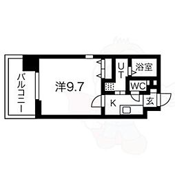 間取図画像 1K