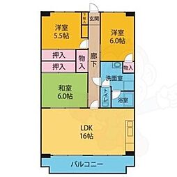 OS・SKYフレックス藤ケ丘 3LDKの間取図画像