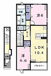 ブライトガーデン4 2LDKの間取図画像