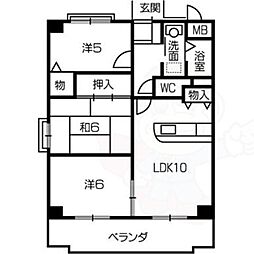 間取図画像 3LDK