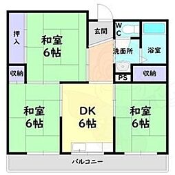 間取図画像 3DK