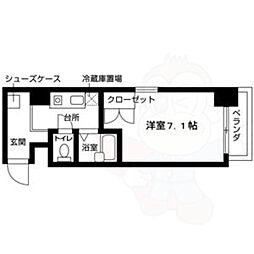 間取図画像 1K