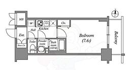 SHOKEN Residence名古屋 太閤通 1Kの間取図画像