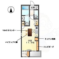間取図画像 ワンルーム