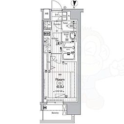メイクス矢場町2 1Kの間取図画像