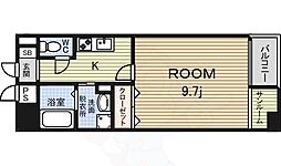 あいさきがけ 1Kの間取図画像