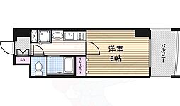 プレサンス泉シティアーク 1Kの間取図画像