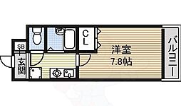 プロビデンス泉 1Kの間取図画像