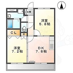 クレオール 2階/-