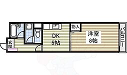 アーバンライフ金山2 1DKの間取図画像