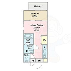 物件の間取り