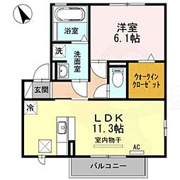 クレール・ヴィラージュ3 1階/-