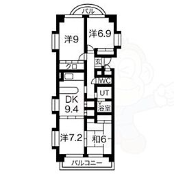 ジュノス 4階/-