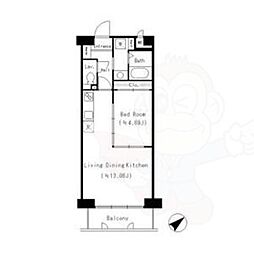 ルーエ千種 1LDKの間取図画像