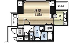 プレステージ千種 1Kの間取図画像