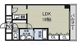 リーヴァストゥーディオ丸の内 1Kの間取図画像