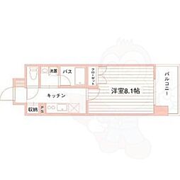 ララステージ熱田 1Kの間取図画像