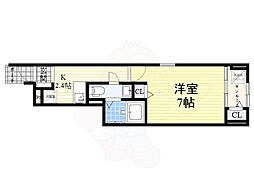 ビオラ2 1SKの間取図画像