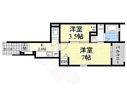 KT・PLACE 1SKの間取図画像