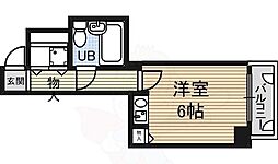 メゾンイマイ ワンルームの間取図画像