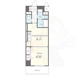 パルファンドゥジョア 1LDKの間取図画像
