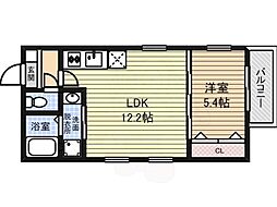 ルナテラス 1LDKの間取図画像