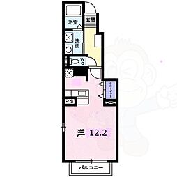 セレーノ向台 ワンルームの間取図画像