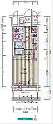 プレサンスTHE新栄 1Kの間取図画像