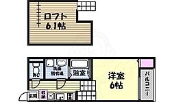 NAGOMI 1Kの間取図画像