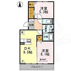 物件の間取り