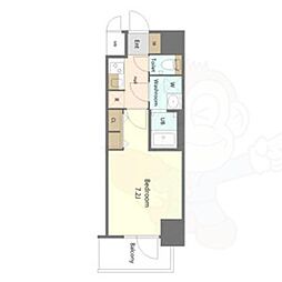 S-RESIDENCE名古屋菊井aline 1Kの間取図画像