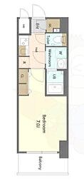 S-RESIDENCE名古屋菊井aline 1Kの間取図画像