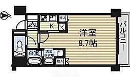 CASSIA車道 1Kの間取図画像