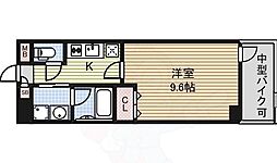 IARIM新瑞橋 1Kの間取図画像