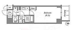 アドバンス名古屋ワイノット 1Kの間取図画像