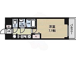 プレサンス桜通ベルノ 1Kの間取図画像
